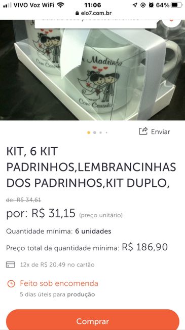 Oque acham desse convite para padrinhos? 2