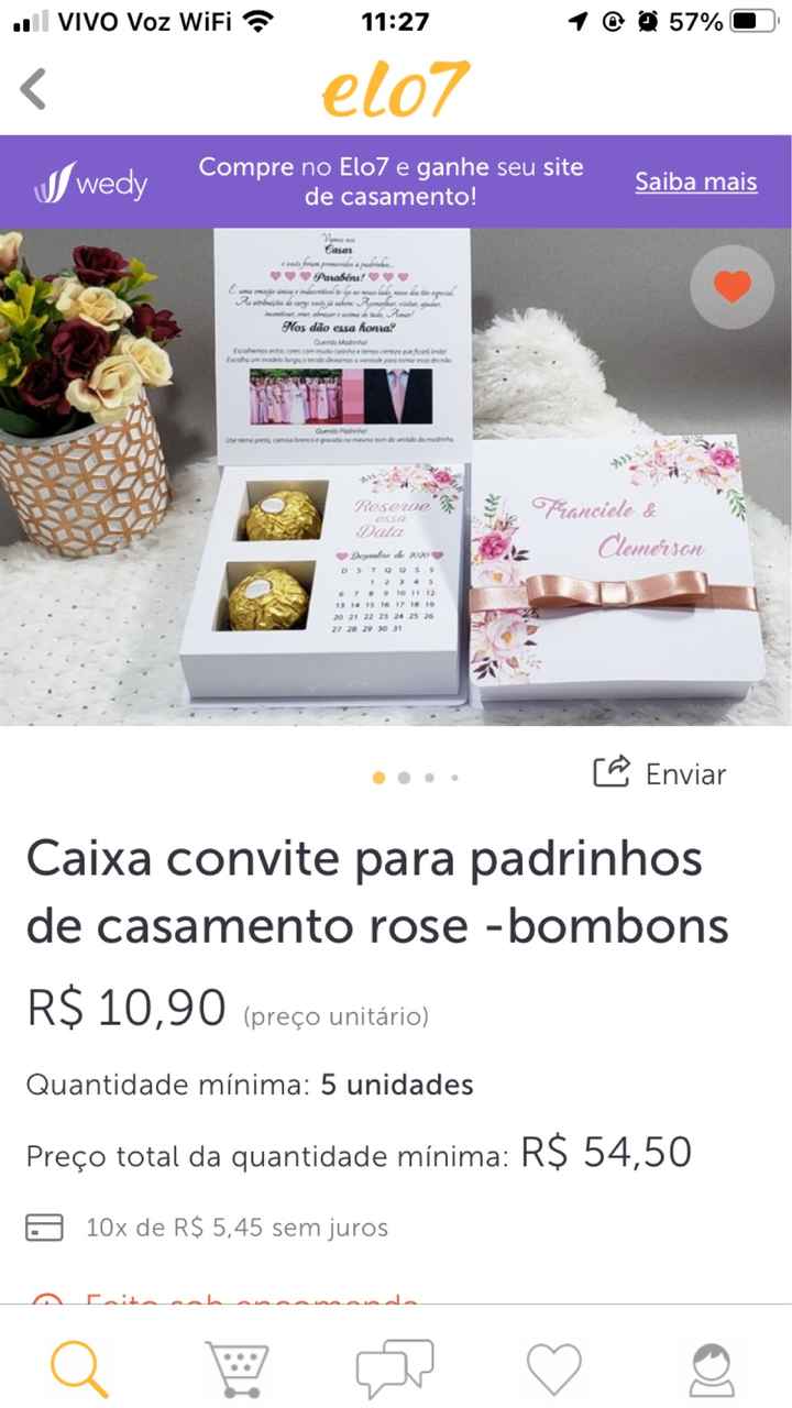 Oque acham desse convite para padrinhos? - 1