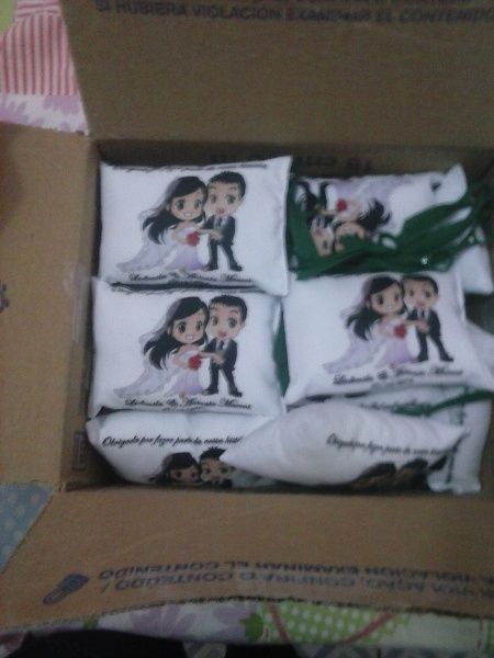 Minhas almofadinhas personalizadas chegaram - 2