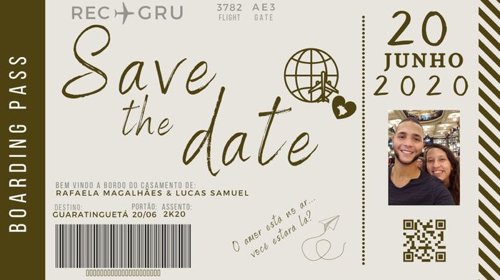 Pré-convite / Save the date 1