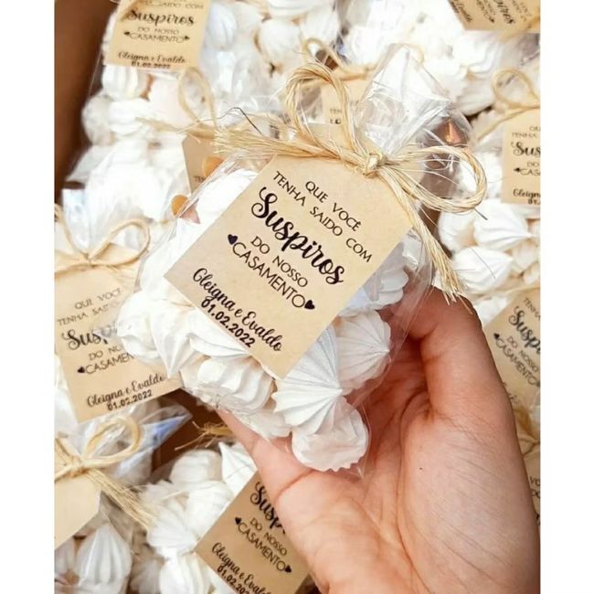 Ideias de lembrancinha de casamento. - 2