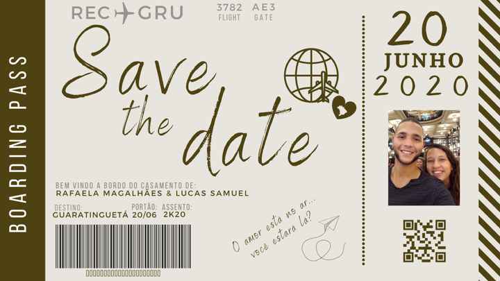 Pré-convite / Save the date - 1