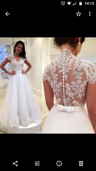 Poste a sua foto inspiração do tipo de vestido de noiva que você procura 😍 - 1