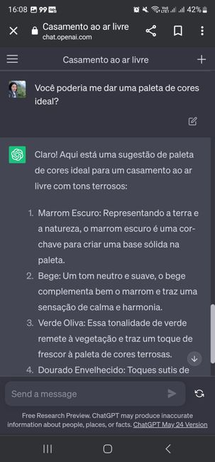 Inteligência artificial para projetar o casamento. 2