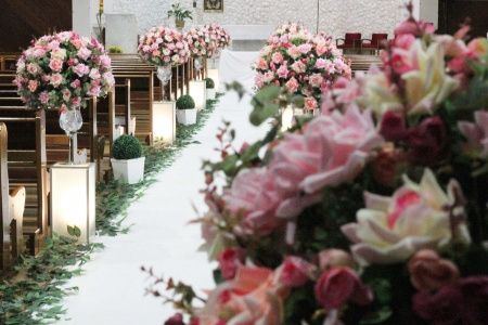 decoração da igreja
