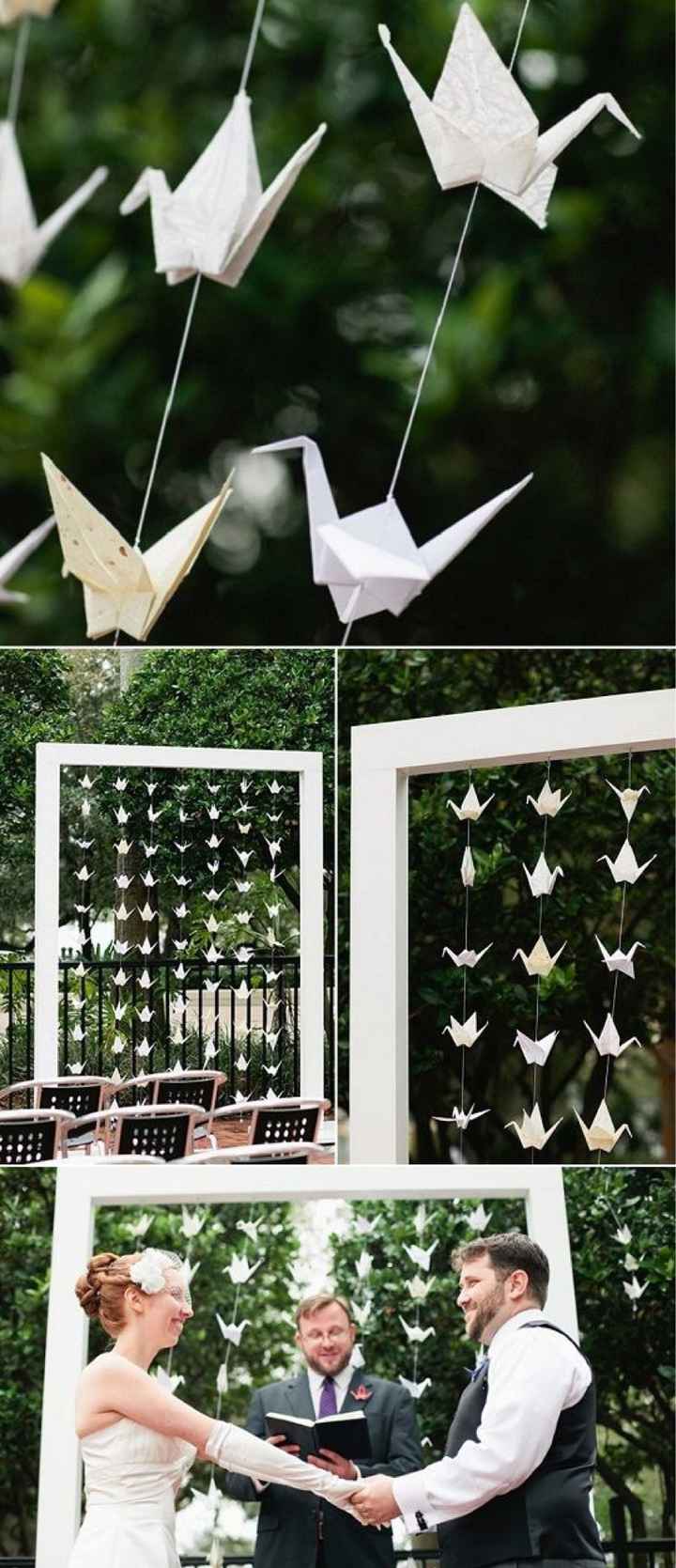 Decoração com origami - 1