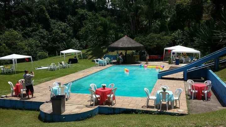 Decoração piscina. - 1