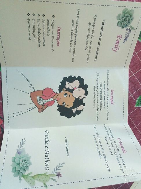 Convite das daminhas - 2