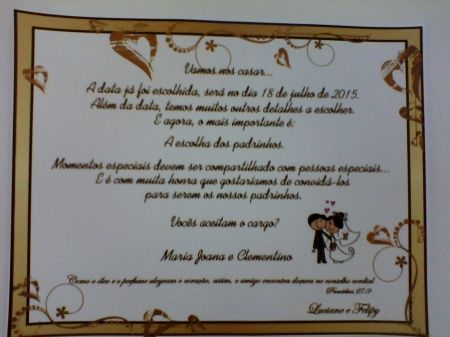 Meu convite padrinhos