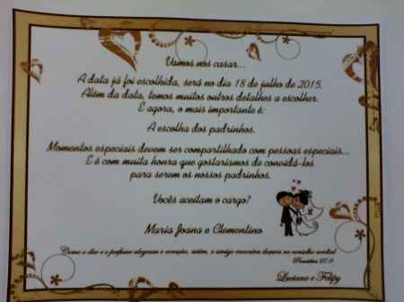 Meu convite padrinhos