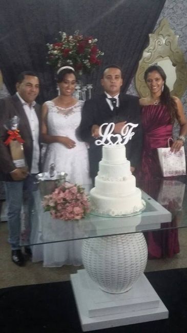 na mesa do bolo
