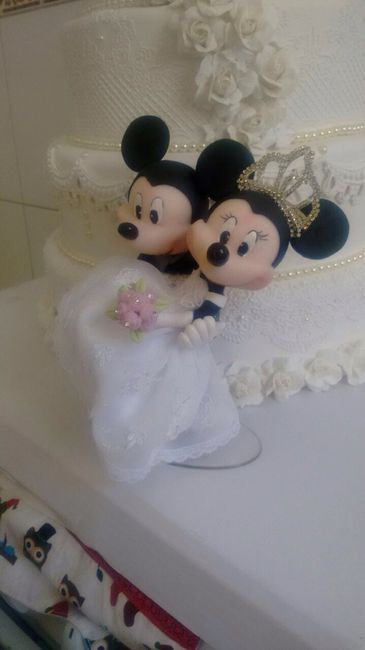 Meus noivinhos mickey e minnie #apaixonada - 3
