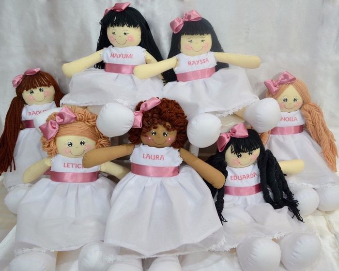Lembranças das minhas damas / boneca de pano - 2