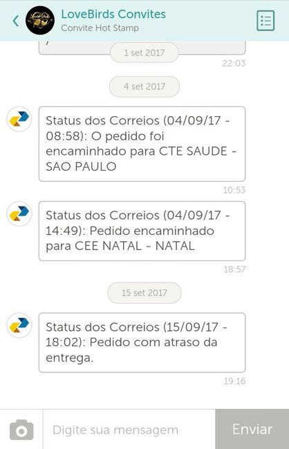  Atrasos nos correios - 1