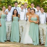 Padrinhos com gravata borboleta - 1