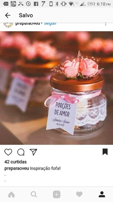 Lembranças dos convidados - 1