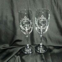 Taças para mesa do bolo. - 1