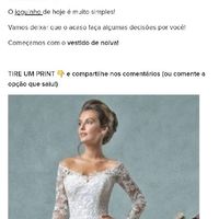 TIRE UM PRINT para decidir o vestido - 1