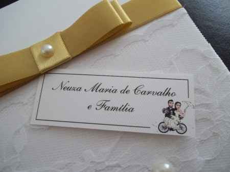 Convite de casamento