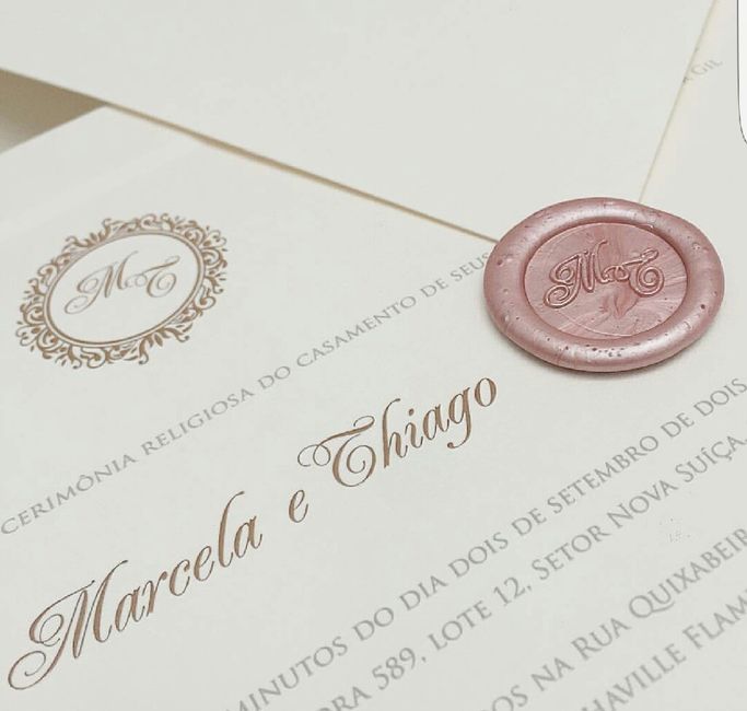 Meu convite de casamento - 1