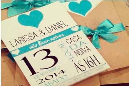 Escolhido convite de casamento e de noivado !!*_* - 1