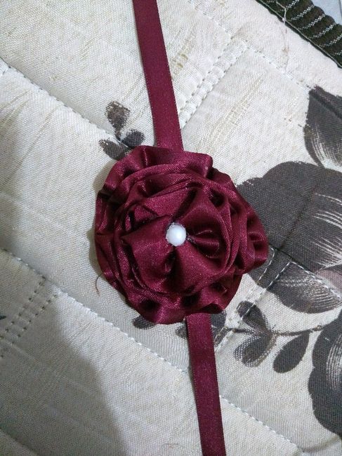 teste do Corsage diy 2