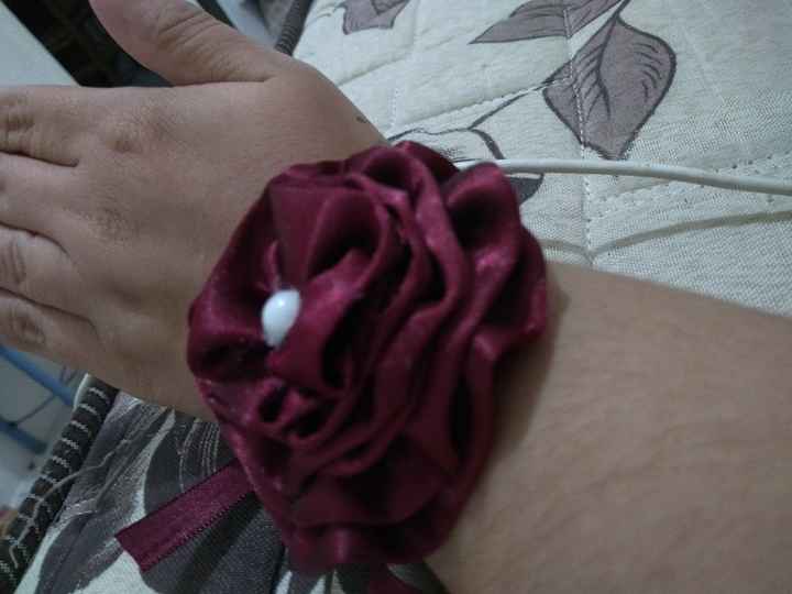 teste do Corsage diy - 1