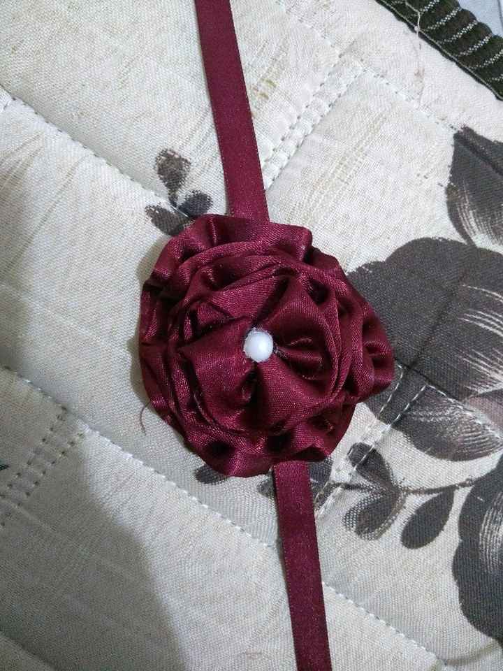 teste do Corsage diy - 2