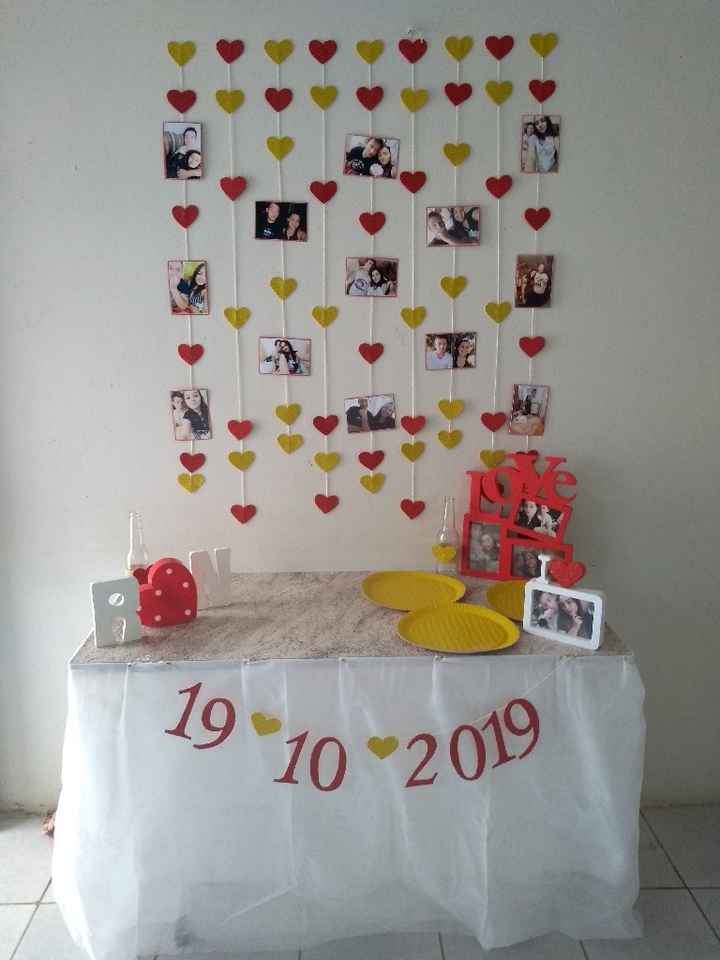 Decoração do meu noivado diy - 4