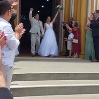 Enfim casados no religioso, após 12 anos de união civil. - 1