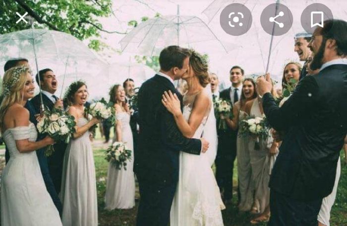 Casamento ao ar livre com esse tempo de chuva - 1