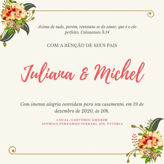 Convites casamento 1