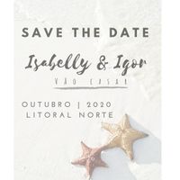 SAVE THE DATE - Será enviado pelo Whats mesmo, a todos. 