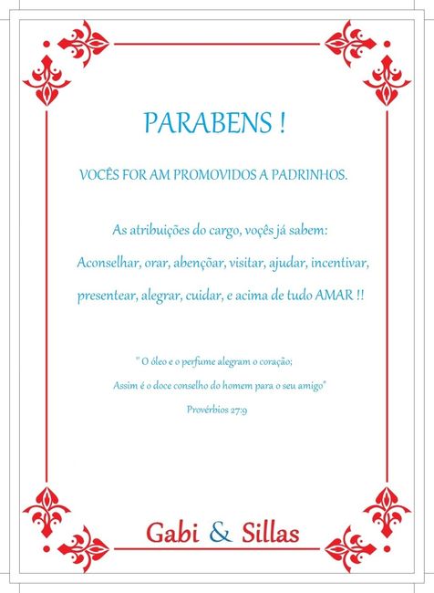 Atribuições