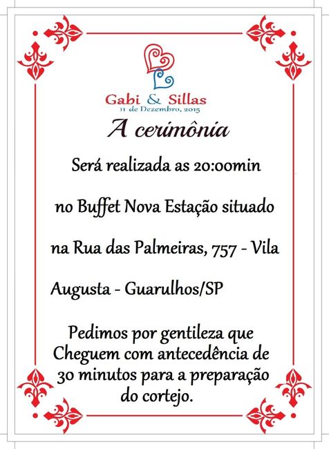 A cerimonia