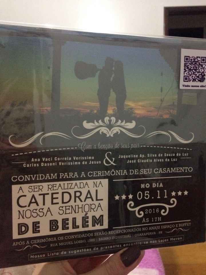 Meu convite rock'n'roll e caixa convite daminhas. #vemver #rock - 2