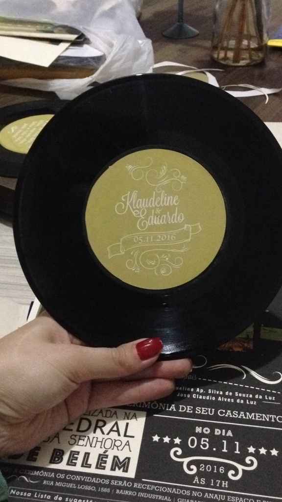 Meu convite rock'n'roll e caixa convite daminhas. #vemver #rock - 4