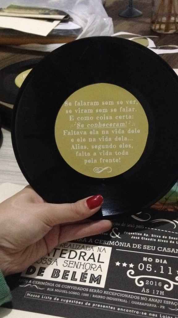 Meu convite rock'n'roll e caixa convite daminhas. #vemver #rock - 5