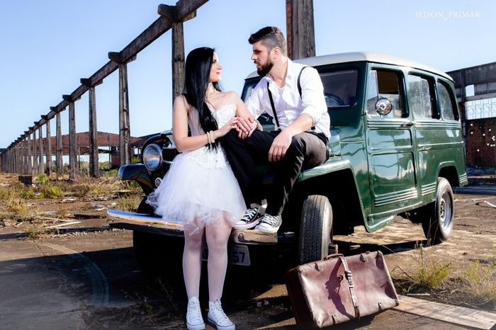 Meu pré wedding rock'n'roll! #vemver #prewedding #rock - 6