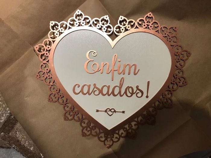 Enfim casados!