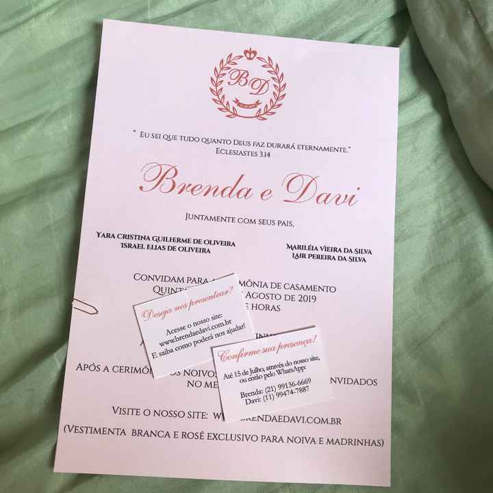 Os convites ficaram prontos... vem ver! ❤️ - 3