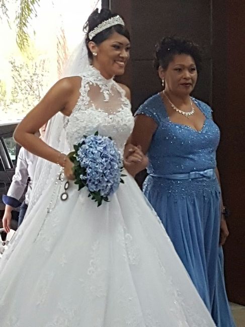 Entrei com a minha rainha 