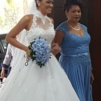 Entrei com a minha rainha 