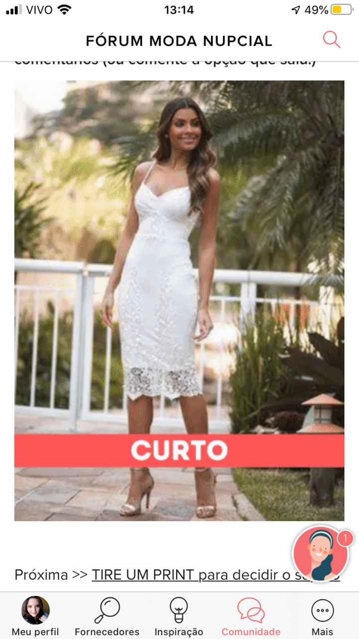 TIRE UM PRINT para decidir o vestido - 1