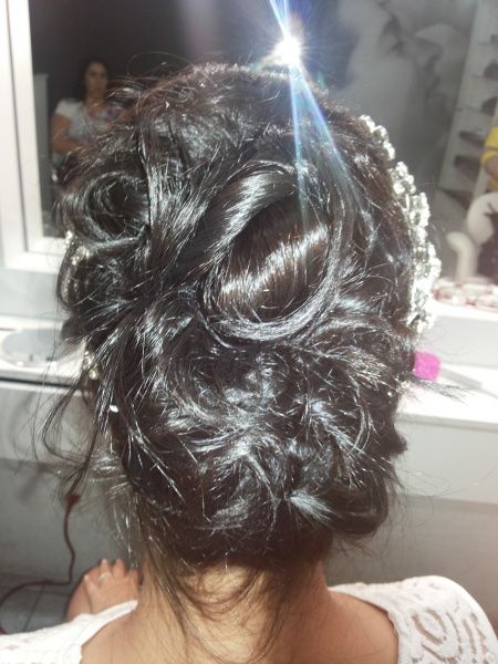 Meus teste de penteado e maquiagem - 1