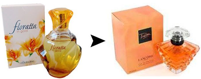 FLORATTA IN GOLD da Boticário = TRÉSOR da Lancôme?