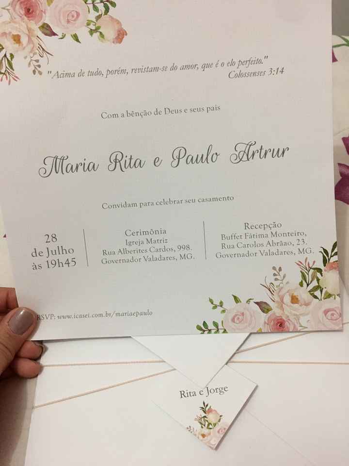 Convites!!  ✉️ - 2