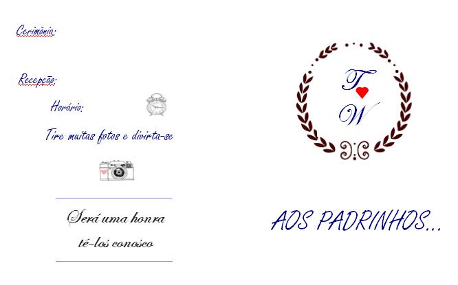 Manual dos padrinhos editável! 2