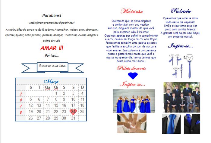 Manual dos padrinhos editável! 3