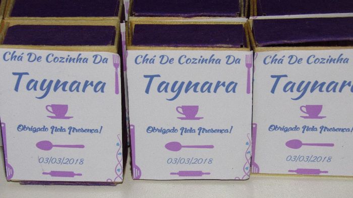 Caixas de fósforo como lembrança